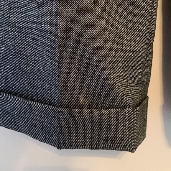 J. Crew Y2K Suit. Shimmer gold & Drk gray SZ 0. Purchased in NYC. 2007 winter. - Picture 6 of 10